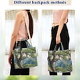 thumbnail image 4 of FORMRS Womens Corduroy Tote Bag Crossbody Shoulder Handbag with Pocket, Pine Tree, 4 of 7