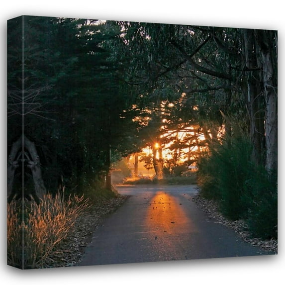 Rita Crane 20x20 Gallery Wrapped Canvas Wall Art Titled - The Road Home