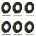 thumbnail image 2 of 1pc Home Improvement Sound insulation Window Door Waterproof Weather Stripping Single Sided Adhesive Foam Sponge Rubber Strip Tape Seal Strip 5MMX20MMX3M, 2 of 8