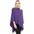 thumbnail image 2 of Look by M Women's Basic Poncho Year Round Cover Special Occasion for Every Day, 2 of 5