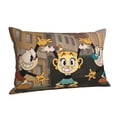 thumbnail image 2 of Game Cuphead Mugman Pillowcase Cushion Pillow Covers With Hidden Zipper Pillow Case Decor For Bed Dorm Sofa Couch Car 14"x20", 2 of 8