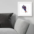 thumbnail image 2 of Gallery Pops Wayne Gretzky - Art Sketch Blues Wall Art, White Framed Version, 12" x 12", 2 of 5