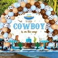 thumbnail image 2 of Cowboy Baby Shower Decorations for Boy, A Little Cowboy is on the Way Backdrop, Western Theme Baby Shower Decorations Blue Balloon Garland Arch Kit for Wild West Baby Shower, 2 of 6