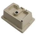 thumbnail image 6 of Logmey 18"x12" Undermount Bathroom Sink Ceramic Vessel Sink with Overflow,White, 6 of 7