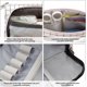thumbnail image 3 of Big Capacity Pencil Case Organizer, Canvas Pen Pencil Pouch with Handle, Stationery Storage Cosmetic Bag for Middle High School College Students Girls, 3 of 4