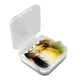 thumbnail image 3 of Juego de 5 señuelos de pesca con mosca con caja de almacenamiento transparente, accesorios de pesca con señuelos artificiales para , lubina, truc, 3 of 9
