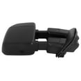 thumbnail image 2 of For Ford F-150 2018 2019 2020 Door Mirror Passenger Side | Tow Type | Manual | Textured | With Temperature Sensor | Replacement For FO1321606 | 191275543405, HC3Z17682BC, 2 of 6