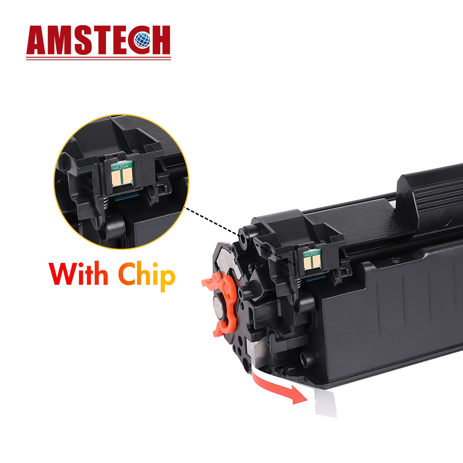 Amstech Compatible for Canon 137 CRG137 Toner Cartridge Black ImageCLASS ImageClass MF232w MF242dw D570 MF236n MF230 MF240 MF247dw MF227dw MF244dw MF232 MF230 Series Printer Ink (4-Pack)