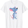 thumbnail image 1 of Thinking Mouse Rat Rodent Cute Small Animal with Long Tail T-Shirt, 1 of 1