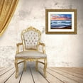 thumbnail image 3 of Dimitrov, Boyan 18x14 Gold Ornate Wood Framed with Double Matting Museum Art Print Titled - Sunset Over Ocean, 3 of 4