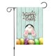 thumbnail image 1 of Banderas de conejito de Pascua de lino, adornos, bandera de conejo de Pascua impresa para balcón de patio Hugtrwg Para estrenar, 1 of 1