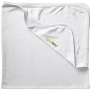 Lovedbaby Unisex-Baby Newborn Organic Swaddling Blanket, White, one size