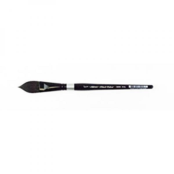 Silver Brush 3012S-014 Black Velvet Short Handle Blend Squirrel and Risslon Brush 1//4-Inch Dagger Striper