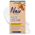 thumbnail image 1 of Nair Hair Removal Cream for Face & Upper Lip with Sweet Almond Oil and Baby Oil, 57g, 1 of 7