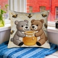 thumbnail image 5 of Euaioeiu Cute Animal Pillow Cover Fluffy Embroidery Decorative Throw Pillow Case Soft Accent Cushion Cover for Living Room Sofa Bedroom Decor Festival Home Decor, 5 of 6