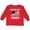Red, variant on Inktastic Military Dad Welcome Home USA Flag Boys or Girls Long Sleeve Toddler T-Shirt