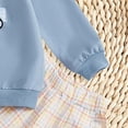 thumbnail image 7 of GCETTIC Toddler Baby Boy Outfit Shirt Long Sleeve Sweatshirt Pants Fall Clothes Size,5-6 Years, 7 of 7