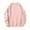 Pink, variant on GigrtiJin Mens Casual Sweatshirt Solid Color Crew Neck Long Sleeve Sport Tops Baggy Comfortable Blouse