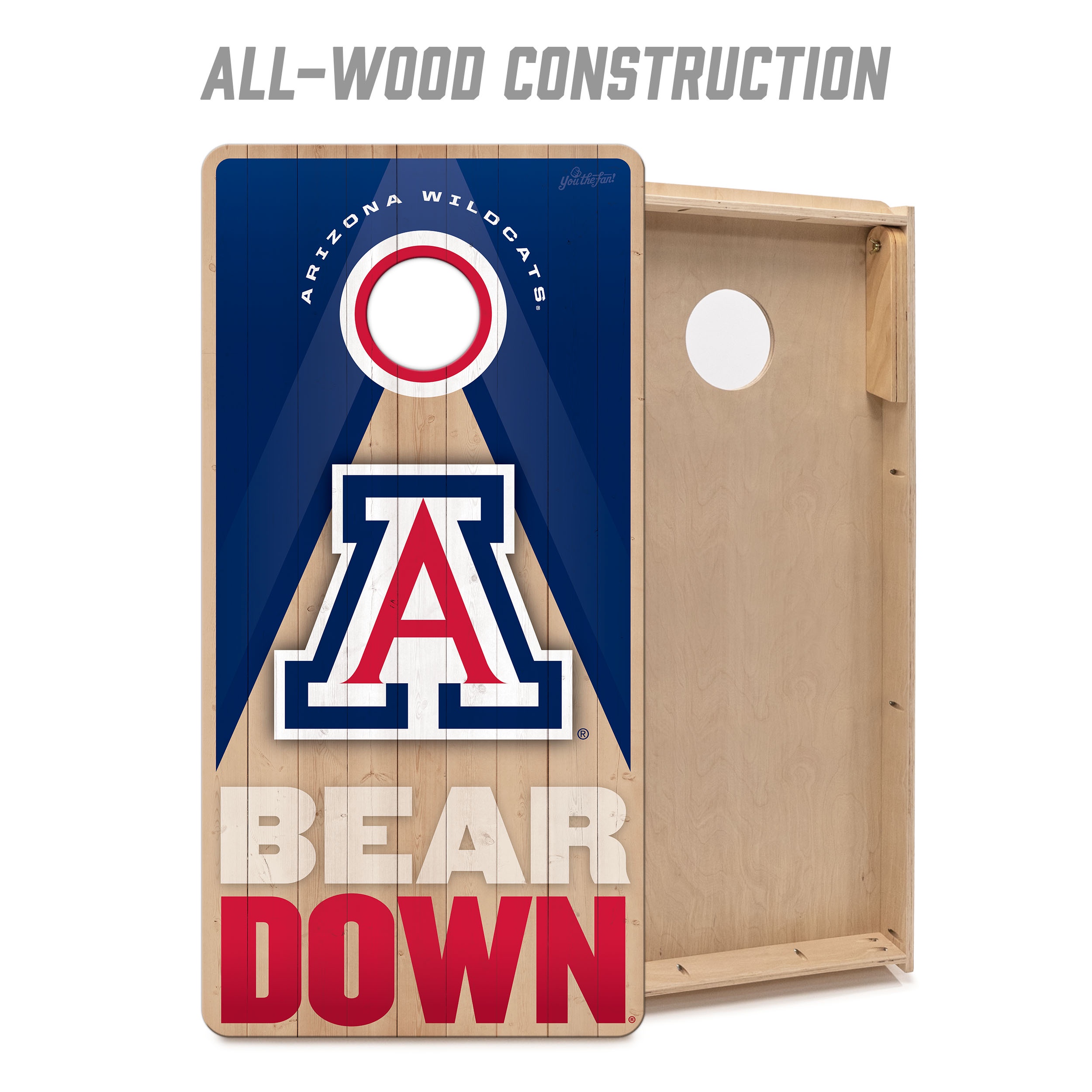 YouTheFan NCAA Arizona Wildcats 2x4 Slogan Series Cornhole