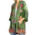 thumbnail image 2 of Puntoco nueva chaqueta con bolsillo tipo Rebeca con estampado de flores para mujer Puntoco Puntoco-1, 2 of 5