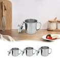 thumbnail image 1 of Leodye Tasse à Café à Double Paroi, Tasses Incassables pour Camping à Double Paroi Tasses à Café en Acier Inoxydable avec Poignée, 1 of 9