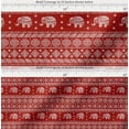 thumbnail image 2 of Soimoi Cotton Cambric Fabric Aztec & Tribal Elephant Animal Printed Fabric 1 Yard 56 Inch Wide, 2 of 7