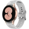 thumbnail image 2 of KOMI Sunflower Engraved No Gap Watch Band, Compatible with Samsung Galaxy Watch 6 44mm 40mm/Galaxy Watch 5 Pro 45mm/Galaxy Watch 5 44mm 40mm/Galaxy Watch 4 44mm 40mm, Silicone Sport Watch Strap Gray, 2 of 7