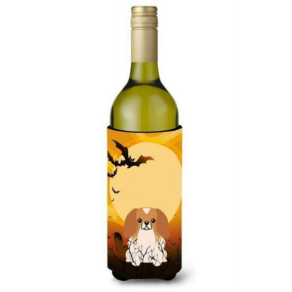 Halloween Pekingnese Red & White Wine Bottle Beverge Insulator Hugger