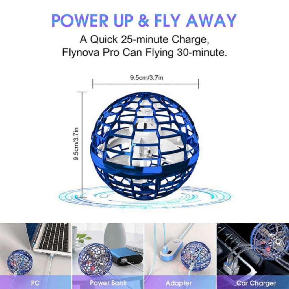 Flynova Pro Mini Drone Tricks Flying Toys Hand Operated Drone UFO Toy For Kids 