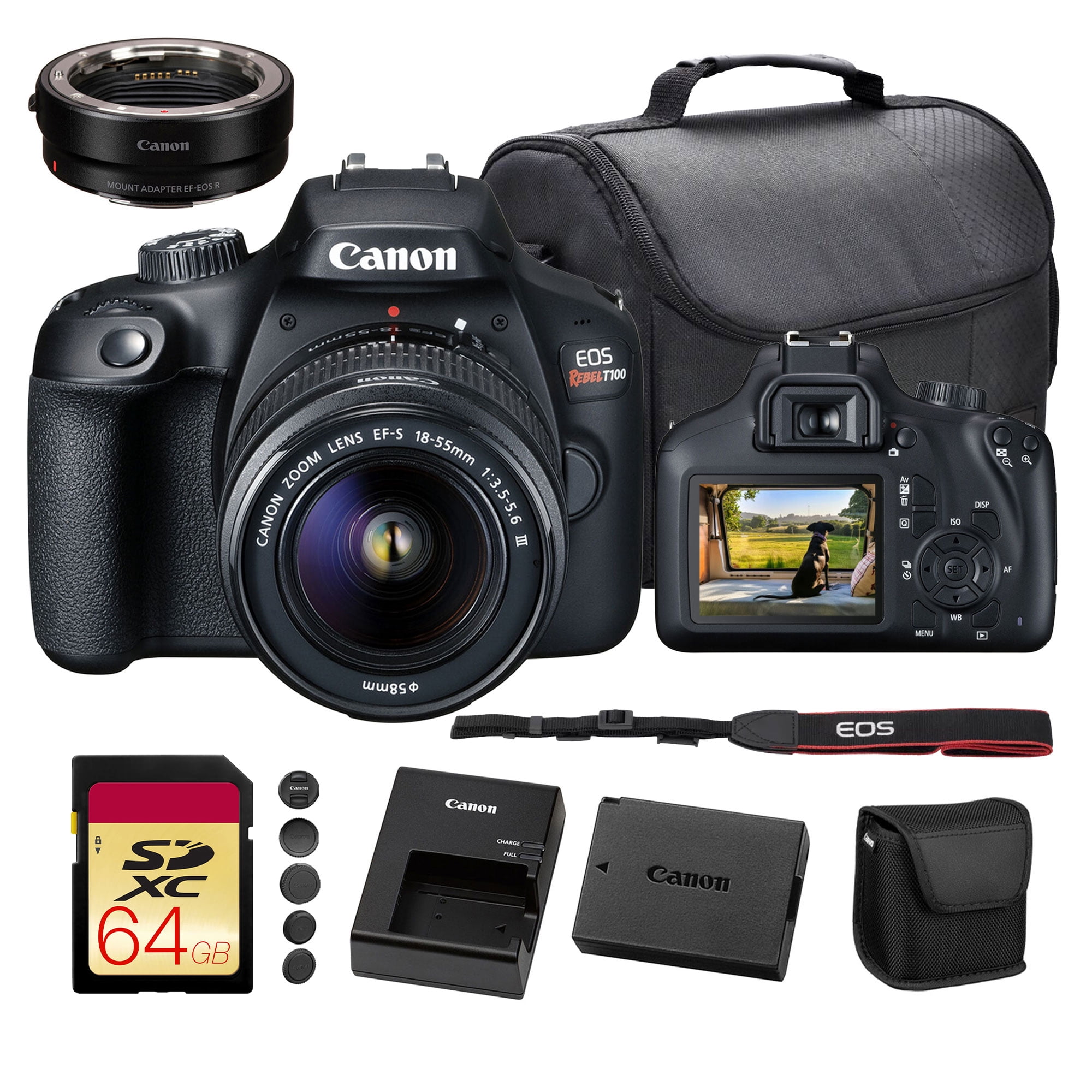 Appareil Photo Canon EOS 800D + Objectif 18-55 IS STM + Sac Quilive + Trépied - Kit Neuf Complet Sous Emballage