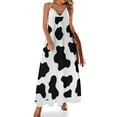 thumbnail image 2 of Cow Spot Sleeveless Dress Women's skirt summer dresses womens Woman clothing, 2 of 7