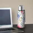 thumbnail image 5 of 20 Oz Watercolor Floral Pattern Coffee Tumbler Double Wall Insulated Stainless Steel Water Bottle | Metal Reusable Thermoses Flask with Cup Cap | Leak & Sweat Proof with Anti-Dust Lid, 5 of 7