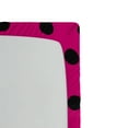 thumbnail image 3 of Ambesonne Hot Pink Fitted Sheet, Pop Art Inspired Dots, King Size, Hot Pink Black, 3 of 3