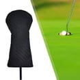 thumbnail image 1 of Cubierta de tela para poste de golf, cuñas de protección, accesorios para putter duraderos, cubierta para cabeza de golf, para entrenamiento Conductor Baoblaze Funda para bastón de golf, 1 of 8