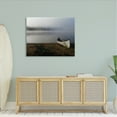 thumbnail image 2 of Stupell Industries Lone Canoe Tranquil Foggy Lake Beach Weather Photograph Gallery Wrapped Canvas Print Wall Art, Design by Daphne Polselli, 2 of 7