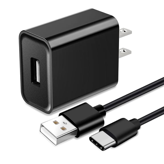 Typpkmm 5V 1A Massage Gun Charger USB-C Power Cord, Black