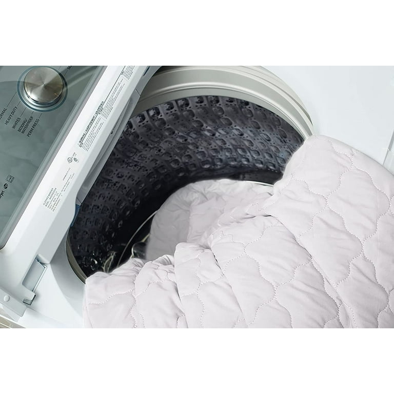 Free Shipping Hudson Comfort Papasan Cushion Cover Quilted Shape Soft Microfiber Fabric Zippered Papasan Cushion Cover Only 55 Inches Fits a 48 53 Inch Papasan Cushion White Walmart