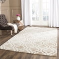 thumbnail image 2 of Safavieh Dip Dye Collection DDY537G Handmade Geometric Moroccan Watercolor Beige and Ivory Wool Area Rug (10' x 14'), 2 of 3