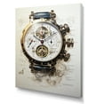 thumbnail image 2 of Designart "A Scene Of Luxury" Watches Canvas Wall Art, 2 of 7