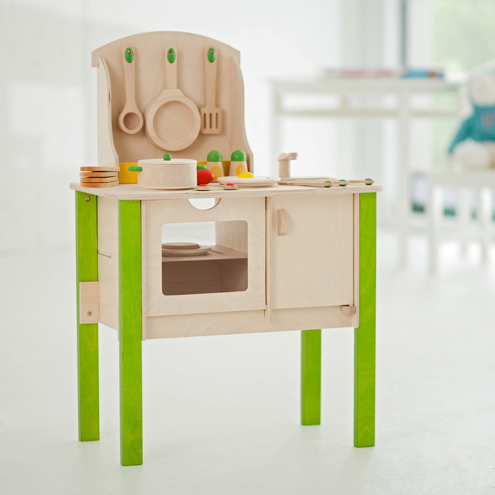 Hape My Creative Cookery Club Kid's Wooden Kitchen Chef Role Play