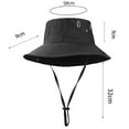 thumbnail image 2 of Fishing Hat Wide Brim Sun Hat With Breathable Hat And Fisherman Hat Hiking Hats Boonie Hats For Man Floppy Hat Black Bucket Hat Girl Herringbone Fish Hat Outdoor Hat Men's Sun Hat 61 Straw Hat, 2 of 2