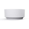 thumbnail image 5 of 49 Inch Round Freestanding Soaking Bathtub for Bathroom, Solid Surface Matte White Tub with Modern Design for Spacious Layouts, Deep Soak Experience, Easy Installation, 5 of 9