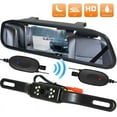 thumbnail image 1 of Wireless Backup Camera Kit 4.3 inch Tft Lcd Rear View Mirror Monitor Waterproof Night Vision Back up Camera Kit Black, 1 of 5