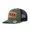 Black and gray, variant on USA Leather Patch Trucker Hat, Adjustable Snapback Cap for Men Women, Vacation Travel Daily Outdoor Wear