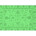 thumbnail image 1 of Ahgly Company Indoor Rectangle Abstract Emerald Green Modern Area Rugs, 2' x 5', 1 of 4