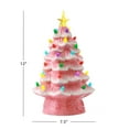 thumbnail image 4 of Mr. Christmas 12" Nostalgic Ceramic Tree - Pink, 4 of 5