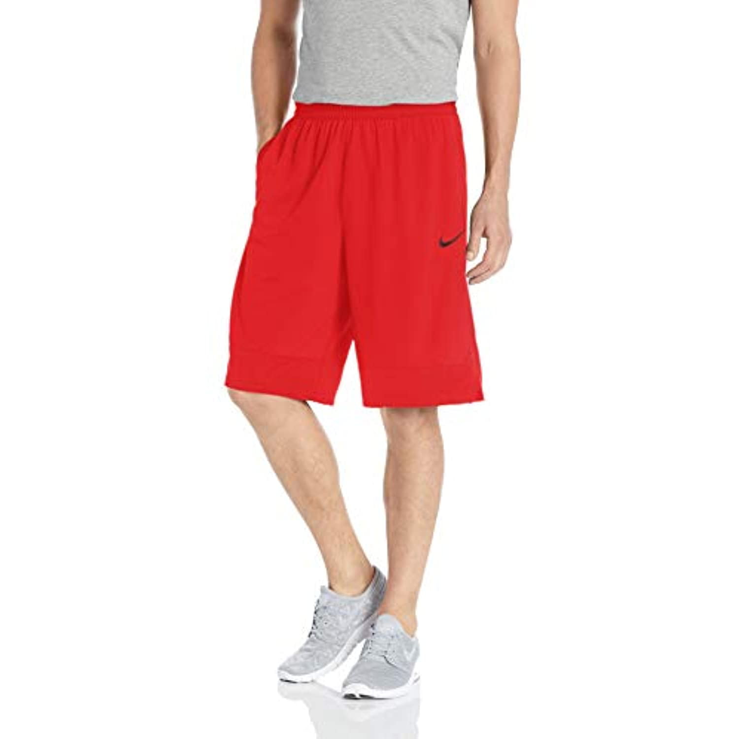 Nike Icon Basketball Shorts Men's Running Training Dri Red Loose-Fit Cd7101-657, Size: Small