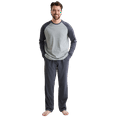 thumbnail image 2 of GIVEITPRO - 100 % Coton Pyjama pour Hommes Manches Longues Haut et Bas, 2 of 7