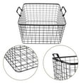 thumbnail image 1 of BESTYASH Panier à Bûches en Métal pour Intérieur avec Poignée pour Transporter Cheminée et, 1 of 8