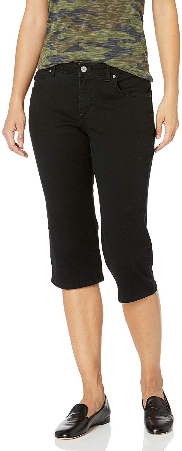 women's lee relaxed fit capris 1889